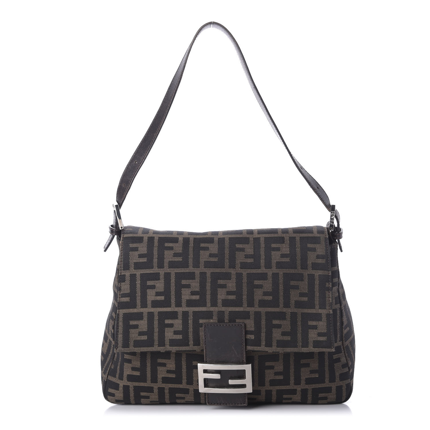 FENDI Zucca Mama Baguette Tobacco