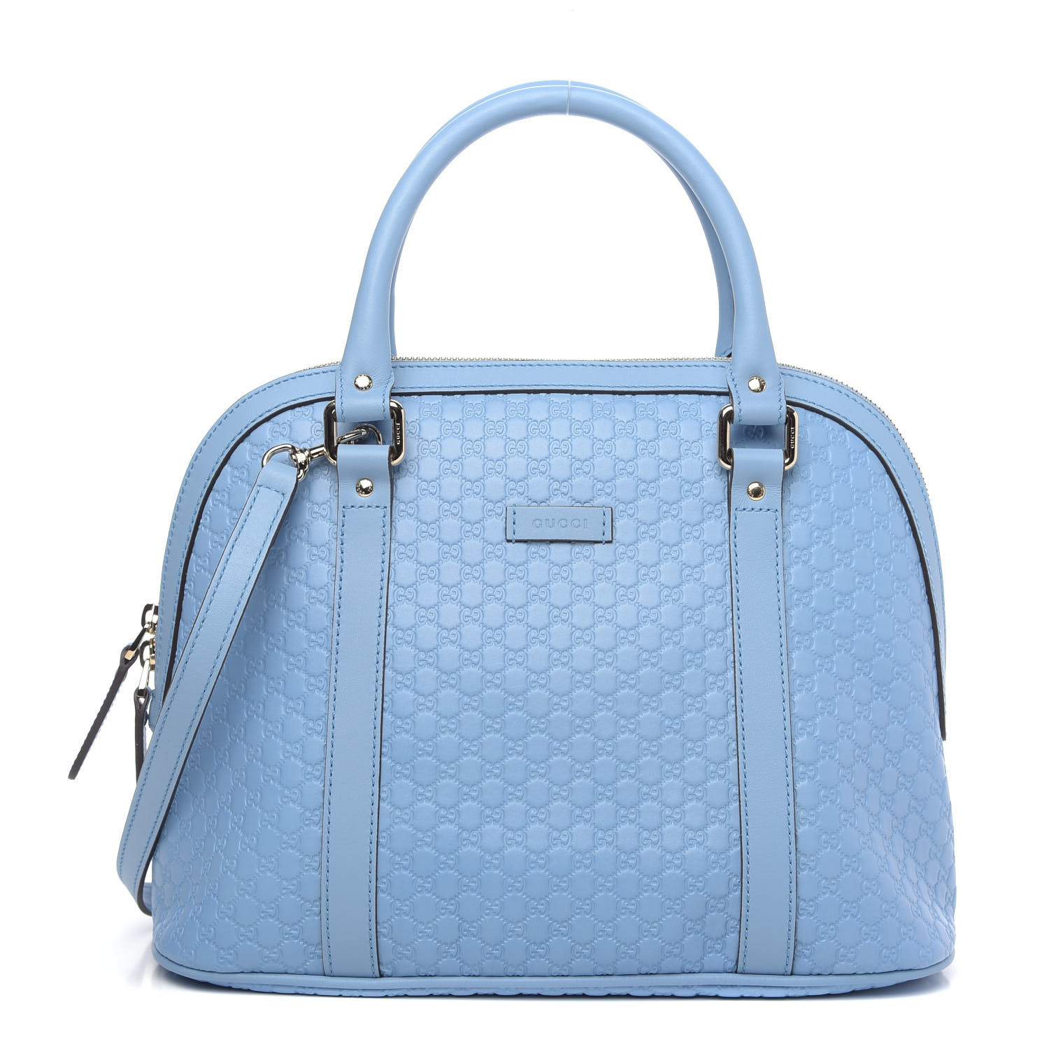 GUCCI Microguccissima Medium Dome Bag Light Blue