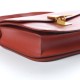 CELINE Box Calfskin Medium Classic Box Flap Red