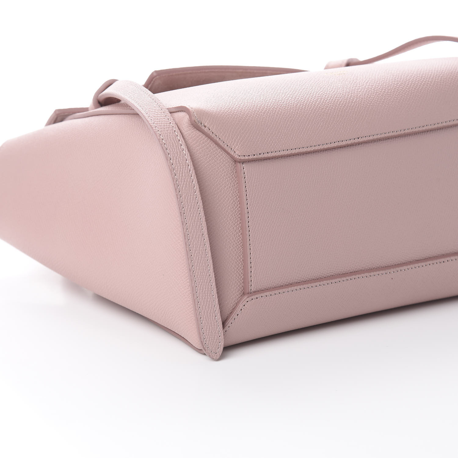 CELINE Grained Calfskin Micro Belt Bag Vintage Pink