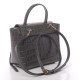 CELINE Calfskin Crocodile Embossed Nano Belt Bag Grey