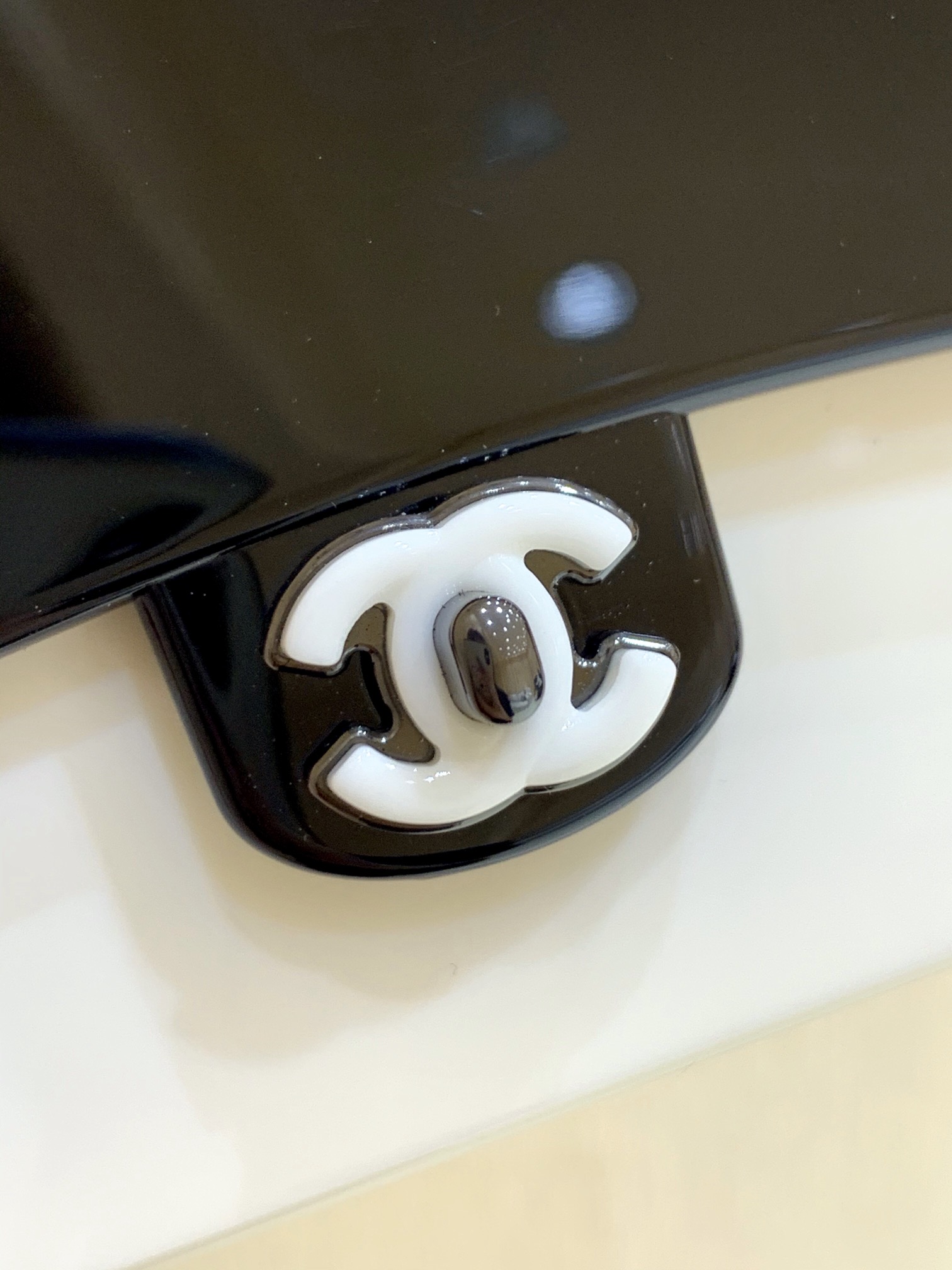 Chanel Acrylic small box mini evening bag