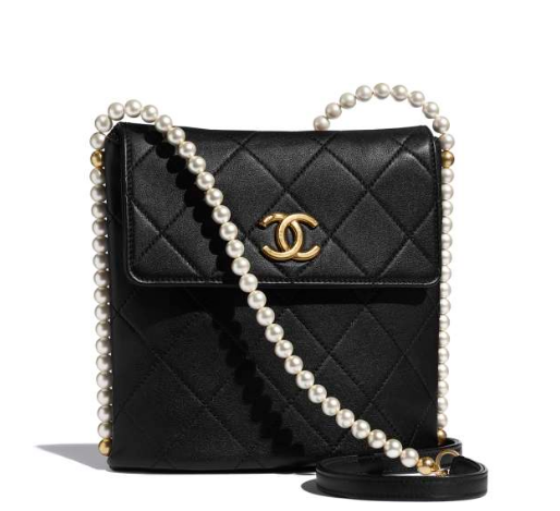 chanel Small Hobo Bag black