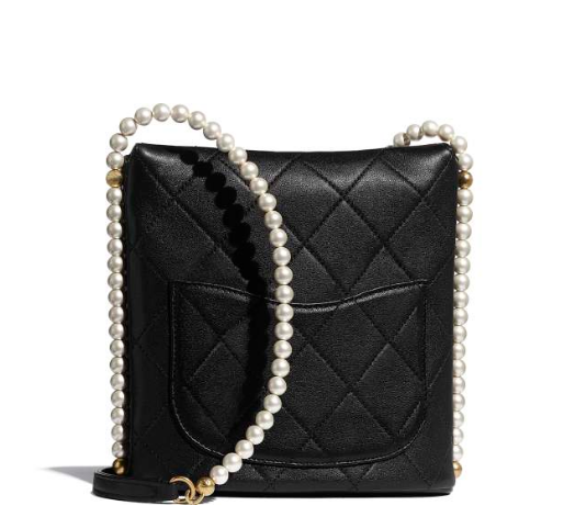 chanel Small Hobo Bag black