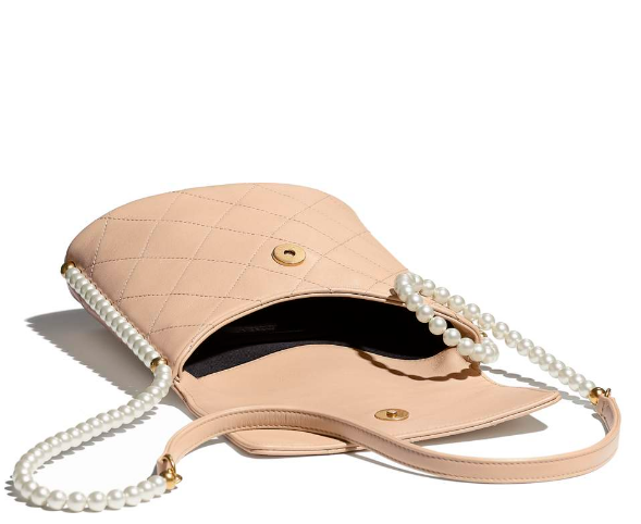 chanel Small Hobo Bag Beige