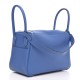 HERMES Taurillon Clemence Lindy 26 Bleu Zellige