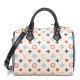 LOUIS VUITTON Game On Speedy Bandouliere 25 White