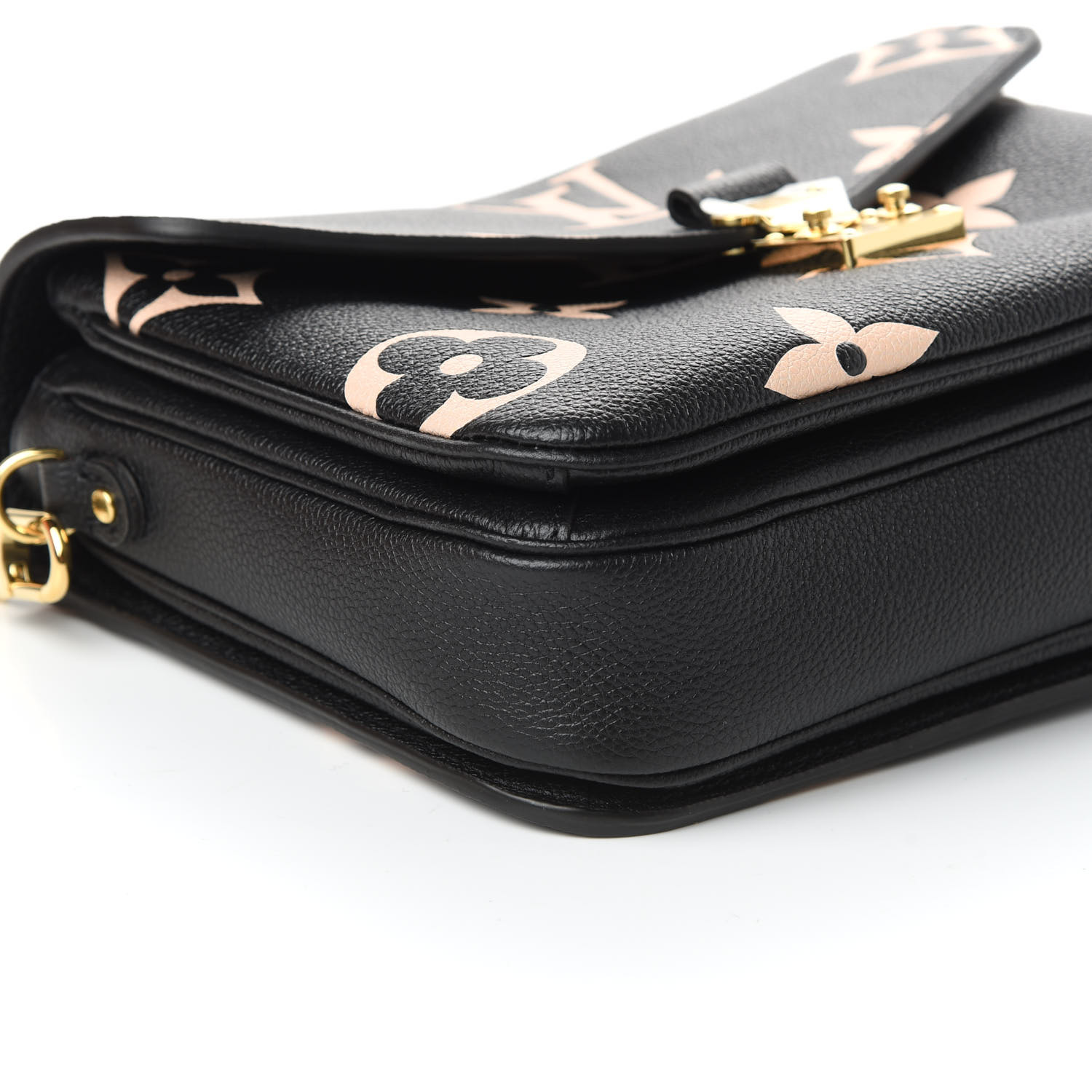 LOUIS VUITTON Empreinte Monogram Giant Pochette Metis Black Beige