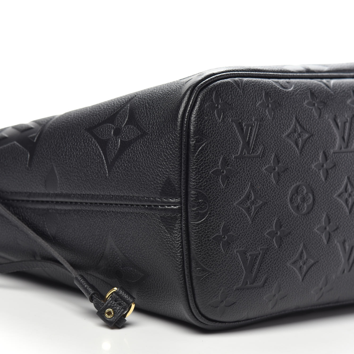 LOUIS VUITTON Empreinte Monogram Giant Neverfull MM Black