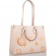 Louis Vuitton Creme Saffron By The Pool Empreinte Giant Monogram OnTheGo MM