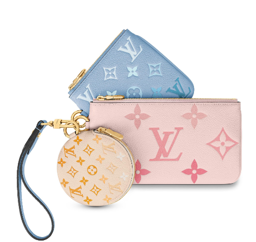 Louis Vuitton Trio Clutch Monogram Empreinte Leather Three-Piece Set