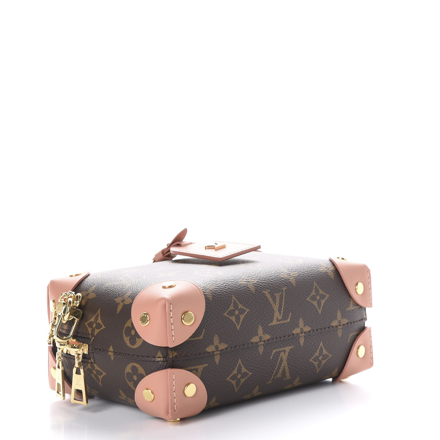 LOUIS VUITTON 1Monogram Petite Malle Souple Peach