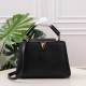 LOUIS VUITTON Taurillon Capucines BB Black