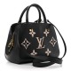 LOUIS VUITTON Empreinte Monogram Giant Montaigne BB Black Beige